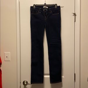 Dark wash Hollister skinny jeans